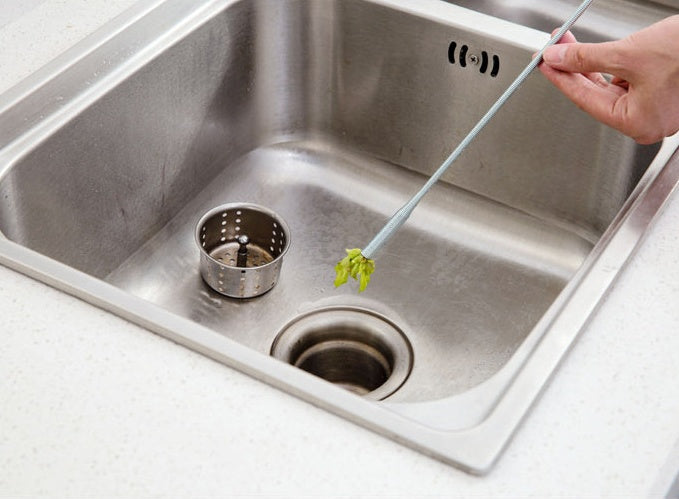 60CM Sewer Dredger Spring Pipe Cleaner – Drain Hair Clog Remover for Kitchen & Bathroom