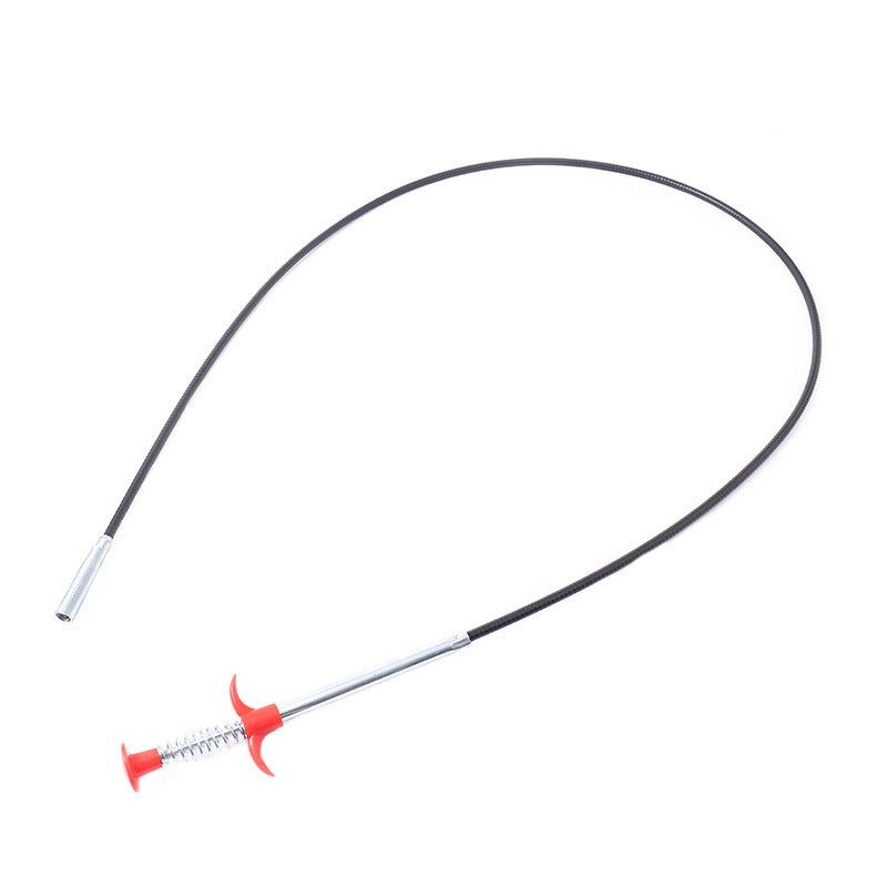 60CM Sewer Dredger Spring Pipe Cleaner – Drain Hair Clog Remover for Kitchen & Bathroom