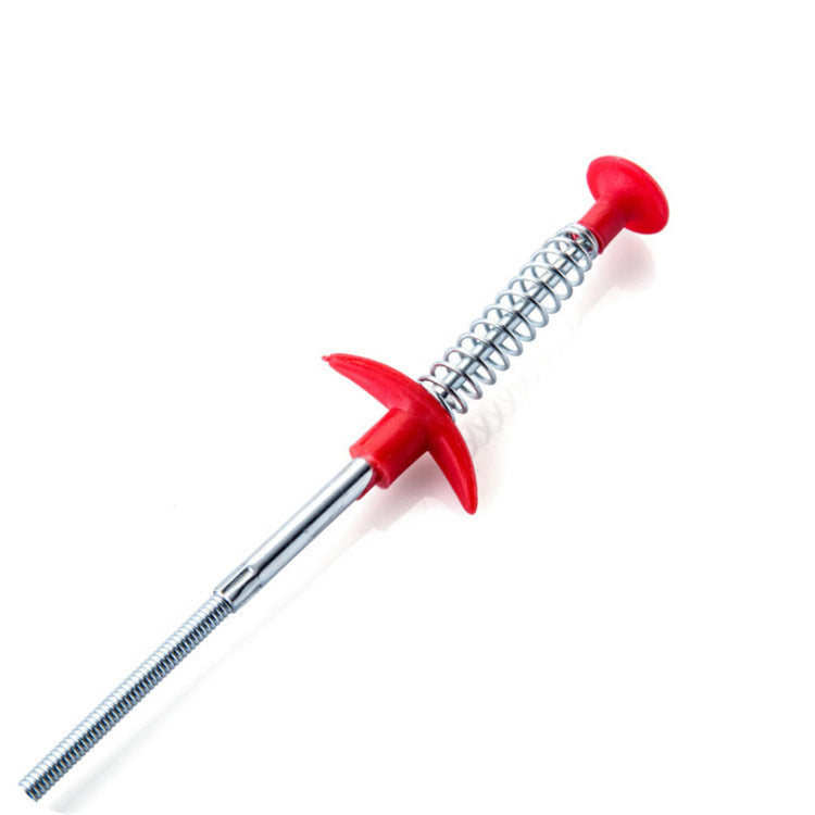 60CM Sewer Dredger Spring Pipe Cleaner – Drain Hair Clog Remover for Kitchen & Bathroom