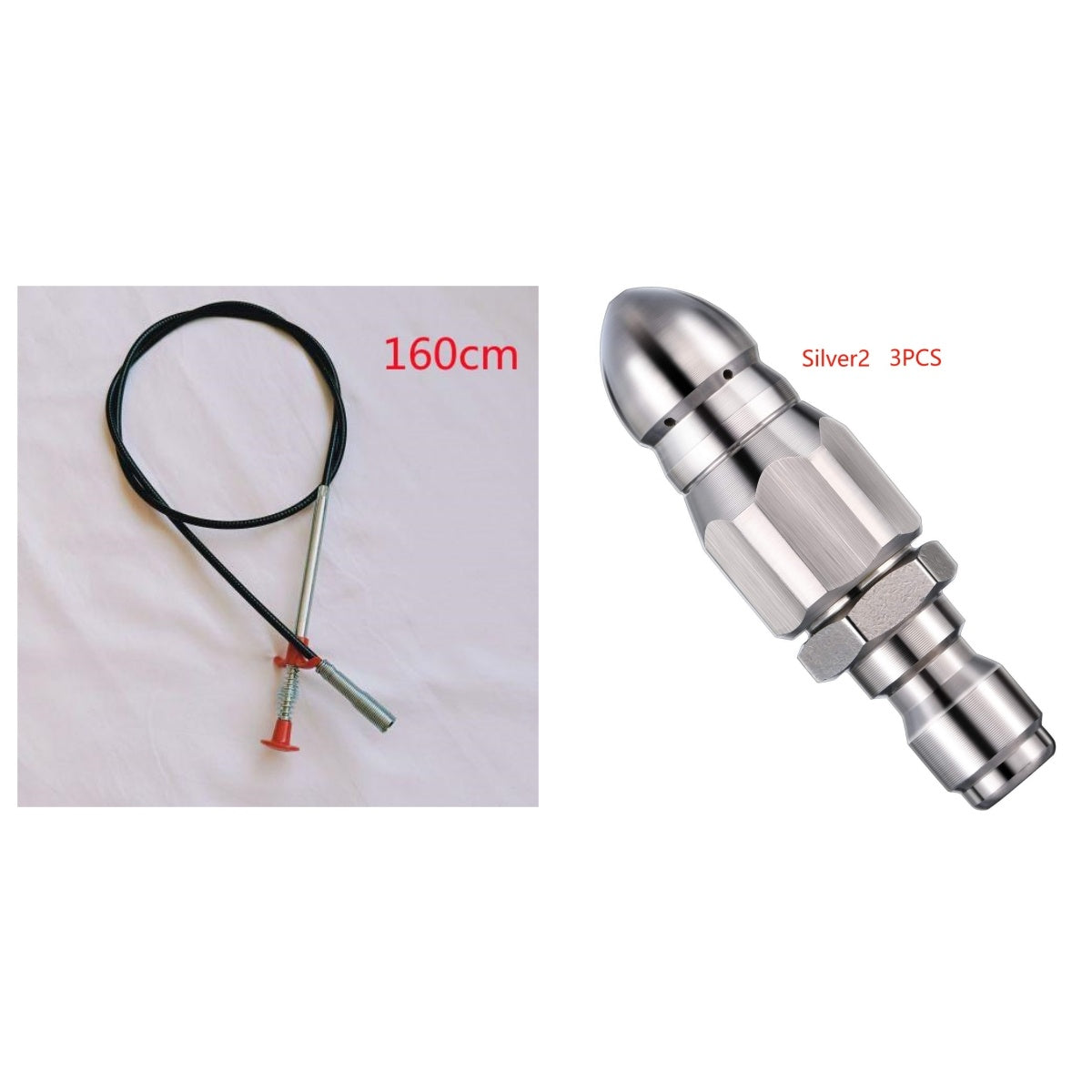 60CM Sewer Dredger Spring Pipe Cleaner – Drain Hair Clog Remover for Kitchen & Bathroom